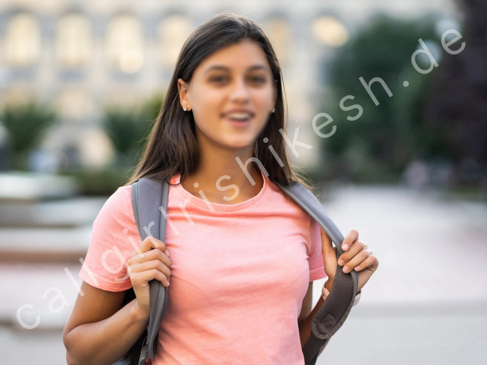 Social Outing Call Girl wearing a white top at an outdoor location in rishikesh